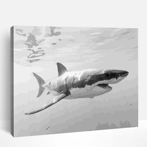 Shark at Deep | Paint By Numbers