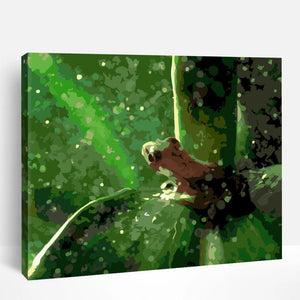 Mystic Green Frog | Paint By Numbers