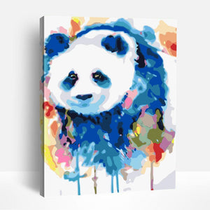 Abstract Panda | Paint By Numbers