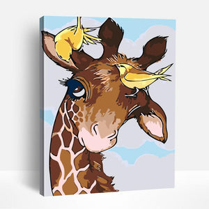 Cute Giraffe | Paint By Numbers