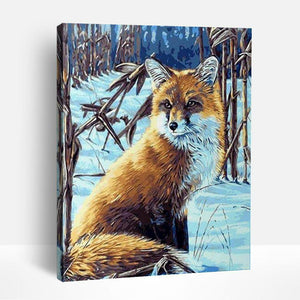 Fox in Snow | Paint By Numbers