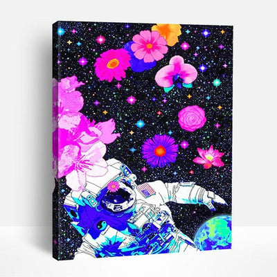 Astronaut and Galaxy | Paint By Numbers