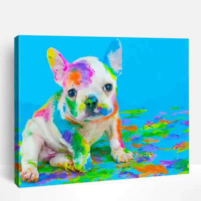 Pug in Color | Paint By Numbers