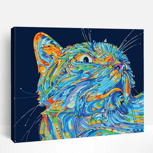 Artistic Cat | Paint By Numbers