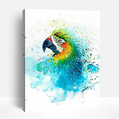 Parrot Splatter | Paint By Numbers