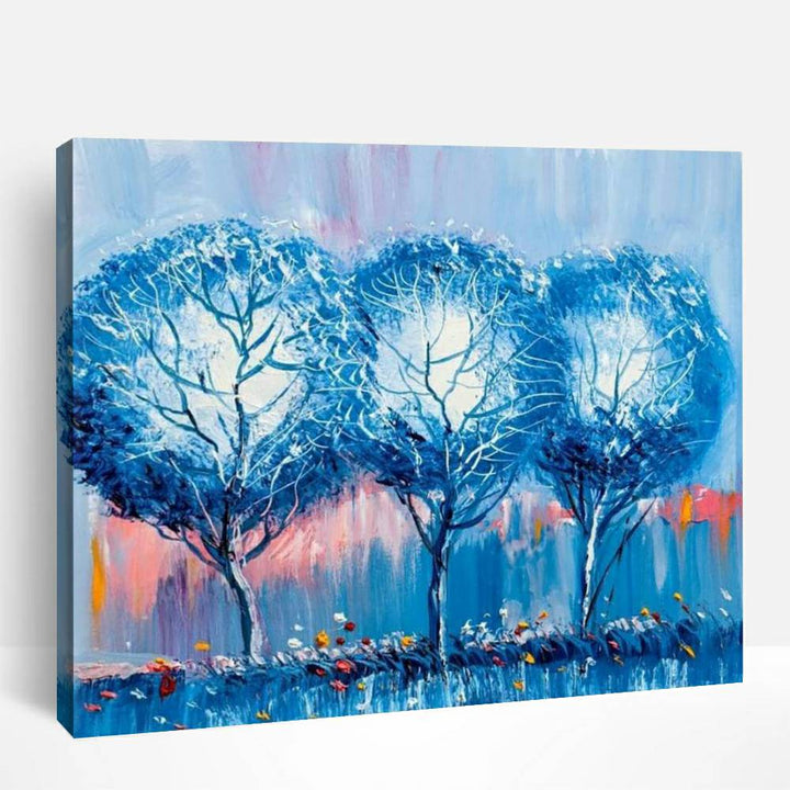 Blue Forest | Paint By Numbers
