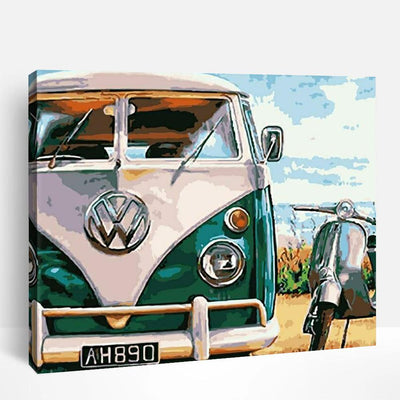 Vintage VW Car | Paint By Numbers