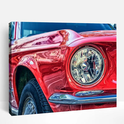 Red Car | Paint By Numbers